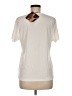 IMAN Solid Ivory Short Sleeve T-Shirt Size M - photo 2