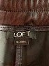 Ann Taylor LOFT 100% Polyester Black Casual Pants Size XL - photo 4