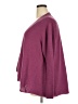 Eileen Fisher 100% Wool Purple Burgundy Wool Cardigan Size 3X - photo 5