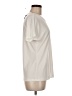 IMAN Solid Ivory Short Sleeve T-Shirt Size M - photo 4