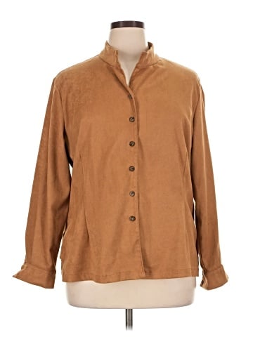 Cheryl Nash Windridge Long Sleeve Button-Down Shirt (view 1)