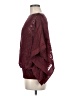 Max Studio Burgundy Long Sleeve Blouse Size M - photo 5