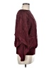 Max Studio Burgundy Long Sleeve Blouse Size M - photo 4
