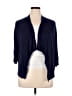 Lane Bryant 100% Rayon Blue Cardigan Size 14 - 16 Plus - photo 1