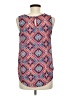 Xhilaration 100% Polyester Blue Sleeveless Blouse Size M - photo 2