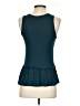 Ann Taylor LOFT 100% Rayon Teal Sleeveless Top Size XS - photo 2