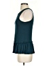 Ann Taylor LOFT 100% Rayon Teal Sleeveless Top Size XS - photo 5