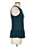 Ann Taylor LOFT 100% Rayon Teal Sleeveless Top Size XS - photo 4