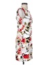 Connected Apparel Floral White Cocktail Dress Size 4 (petite) - photo 4