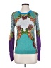 Desigual Tropical Teal Pullover Sweater Size XS - photo 1