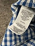 Vineyard Vines Checkered-gingham Blue Long Sleeve Button-Down Shirt Size 6 - photo 4