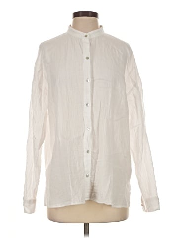 Eileen Fisher Long Sleeve Button-Down Shirt (view 1)