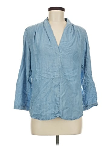 Mossimo 3/4 Sleeve Button-Down Shirt (view 1)