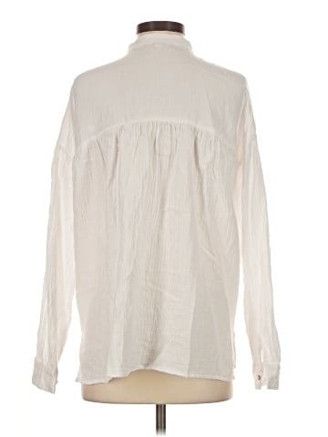 Eileen Fisher Long Sleeve Button-Down Shirt (view 2)