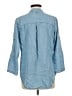Mossimo 100% Lyocell Blue 3/4 Sleeve Button-Down Shirt Size M - photo 2