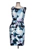 DressBarn Graphic Blue Cocktail Dress Size 12 - photo 1