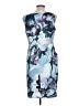 DressBarn Graphic Blue Cocktail Dress Size 12 - photo 2