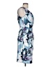 DressBarn Graphic Blue Cocktail Dress Size 12 - photo 4