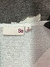 SO 100% Polyester White Pullover Sweater Size M - photo 7