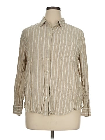 Gap Long Sleeve Button-Down Shirt (view 1)