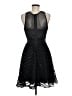 Milly 100% Polyester Stars Black Cocktail Dress Size 6 - photo 2