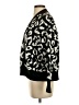 Express 100% Polyester Animal Print Black Cardigan Size XS - photo 5