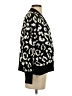 Express 100% Polyester Animal Print Black Cardigan Size XS - photo 4