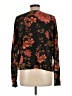 CeCe Floral Black Pullover Sweater Size L - photo 2