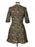 Saloni Animal Print Brown Cocktail Dress Size 10 - photo 2