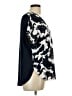 Ann Taylor LOFT 100% Polyester Black Short Sleeve Blouse Size L - photo 4