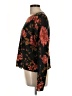 CeCe Floral Black Pullover Sweater Size L - photo 5