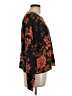 CeCe Floral Black Pullover Sweater Size L - photo 4