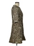 Saloni Animal Print Brown Cocktail Dress Size 10 - photo 4