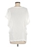 Entro 100% Rayon White Short Sleeve Blouse Size M - photo 2