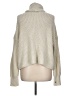 Mossimo Supply Co. Solid Ivory Turtleneck Sweater Size L - photo 2