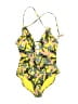 Jessica Simpson Print Yellow One Piece Swimsuit Size XL - photo 1
