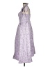 Flat White 100% Polyester Purple Cocktail Dress Size M - photo 5