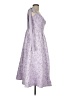 Flat White 100% Polyester Purple Cocktail Dress Size M - photo 4