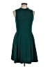 Everly Solid Green Cocktail Dress Size L - photo 1