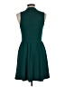 Everly Solid Green Cocktail Dress Size L - photo 2