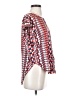 Parker 100% Polyester Red Short Sleeve Blouse Size S - photo 4