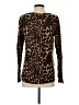 Per Se Brown Long Sleeve Top Size S - photo 2