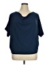 Saga 100% Cotton Blue Short Sleeve Turtleneck Size XL (estimated) - photo 1