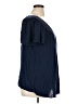 St. John's Bay 100% Rayon Blue Short Sleeve Blouse Size 0X (estimated) - photo 4