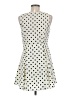 Freebird 100% Polyester Polka Dots Ivory White Cocktail Dress Size L - photo 2
