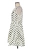 Freebird 100% Polyester Polka Dots Ivory White Cocktail Dress Size L - photo 5