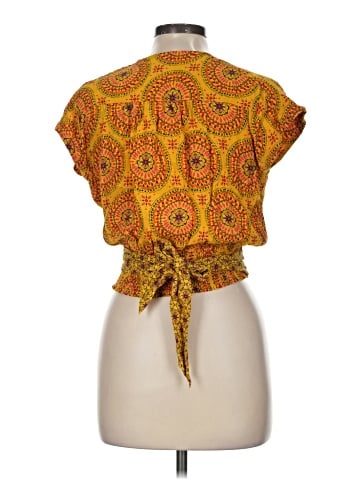 Maeve by Anthropologie Short Sleeve Blouse (view 2)