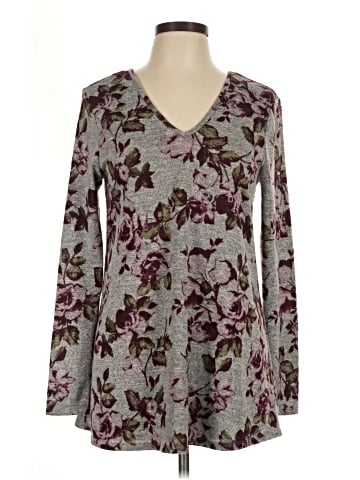 Iz Byer Long Sleeve Blouse (view 1)