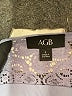 AGB 100% Polyester Blue 3/4 Sleeve Blouse Size L - photo 7