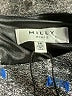 Milly Minis 100% Polyester Metallic Silver Short Sleeve Blouse Size 14 - photo 3